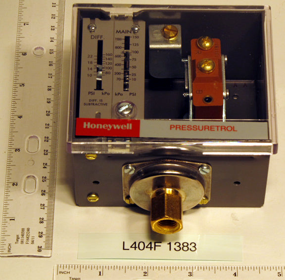Honeywell Thermal Solutions FSG L404F1383 Pressure and Limit Controller