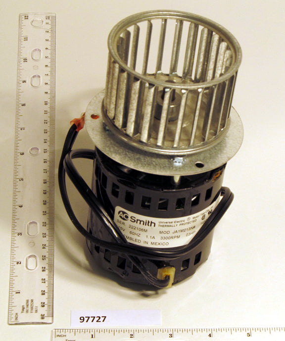 Reznor 97727 Gas Fired Unit Heater Venter Motor and Wheel Assembly