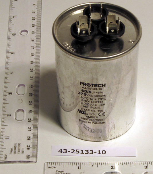Rheem Furnace Parts 43-25133-10 Condensing Unit Dual Capacitor