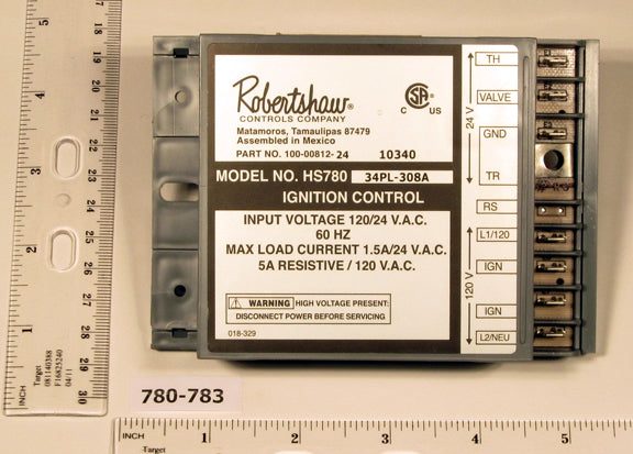Robertshaw 780-783 Ignition Control Module