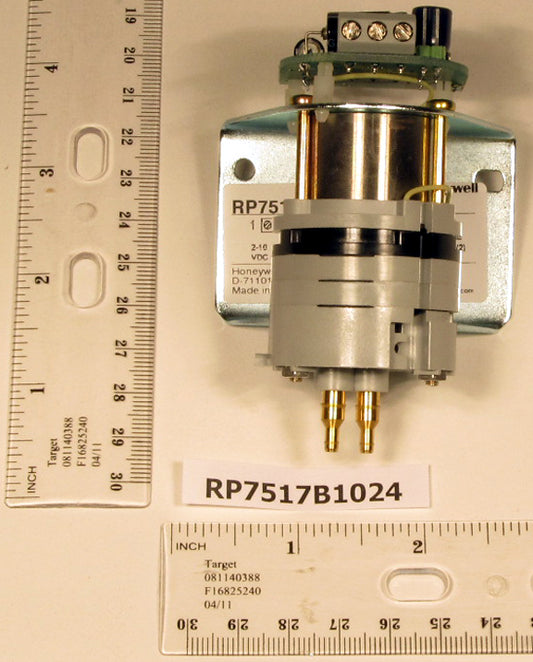 Honeywell Commercial RP7517B1024 Pneumatic Transducer