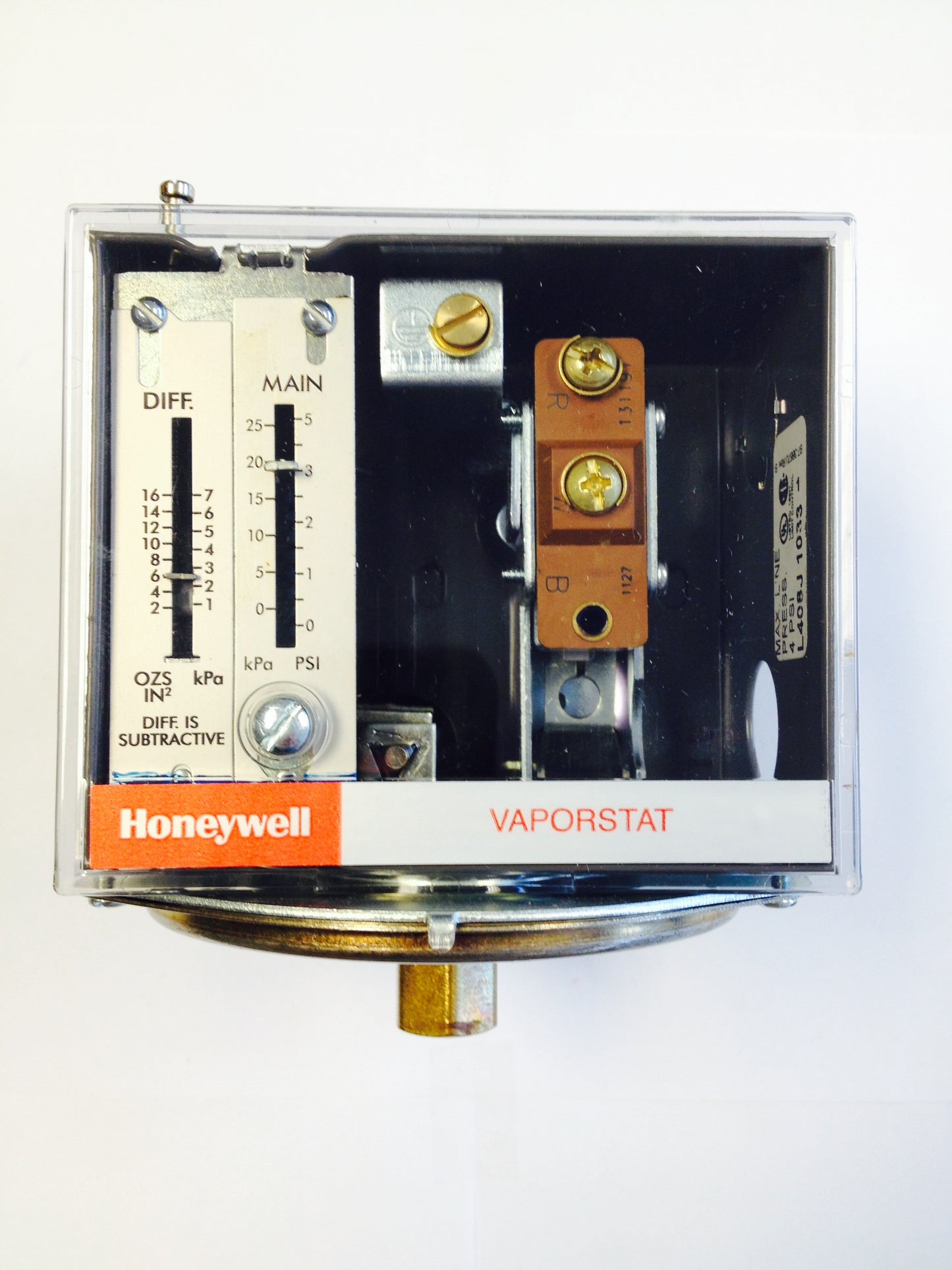 Honeywell Thermal Solutions FSG L408J1033 Pressure and Limit Controller