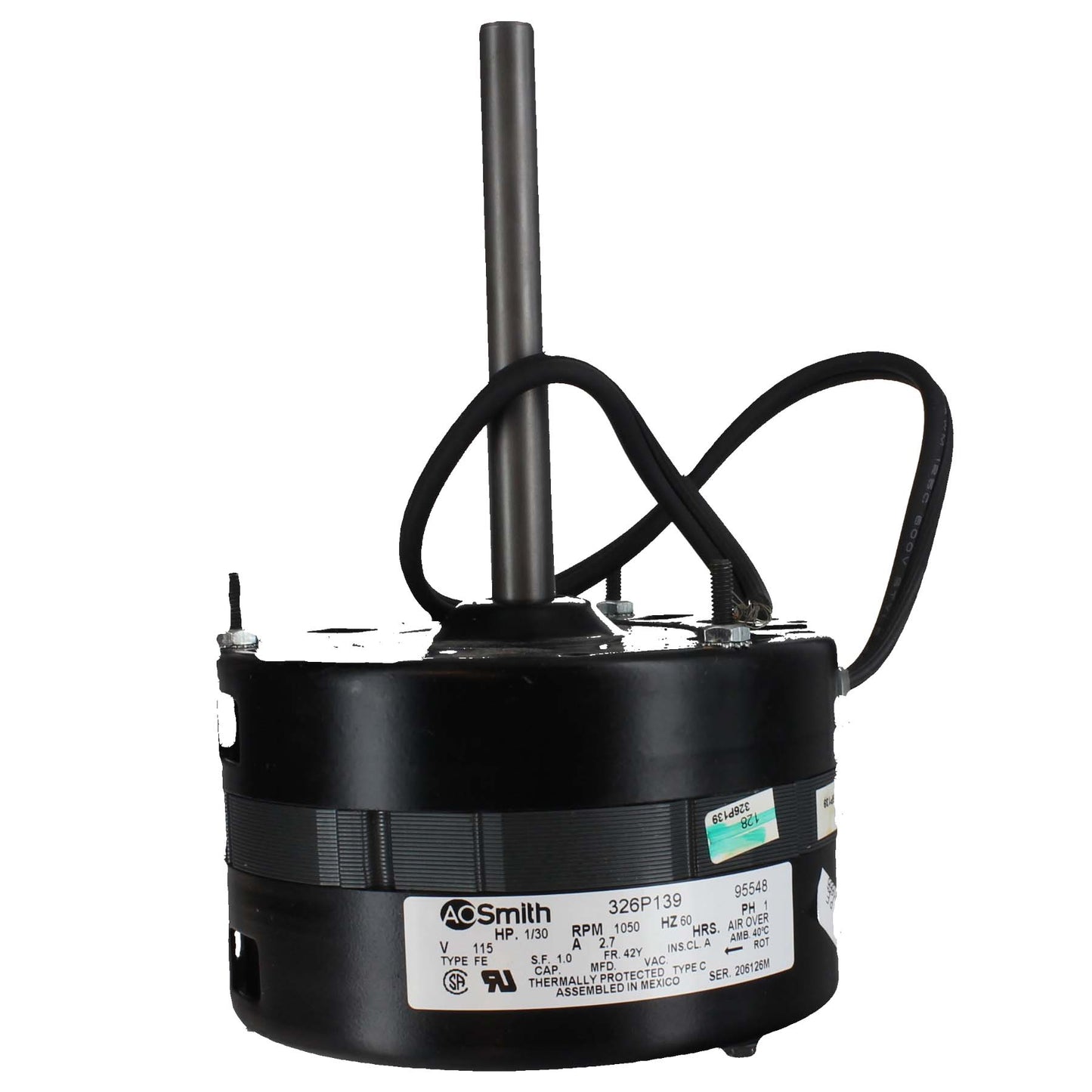 Reznor 95548 Gas Fired Unit Heater Fan Motor