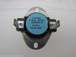 Nordyne 626552R Furnace Fan Limit Switch