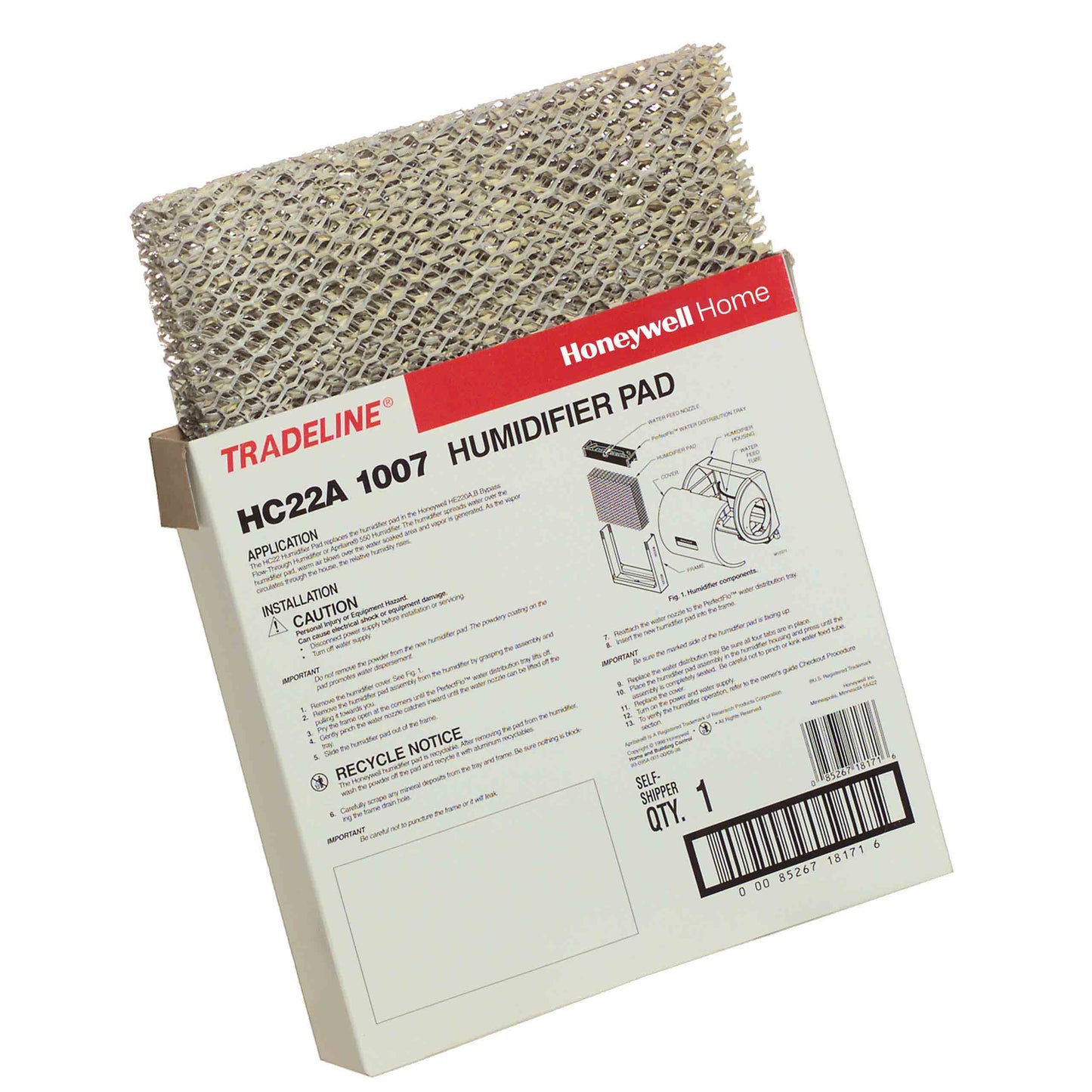 Resideo - Honeywell Home HC22A1007 Humidifier Pad