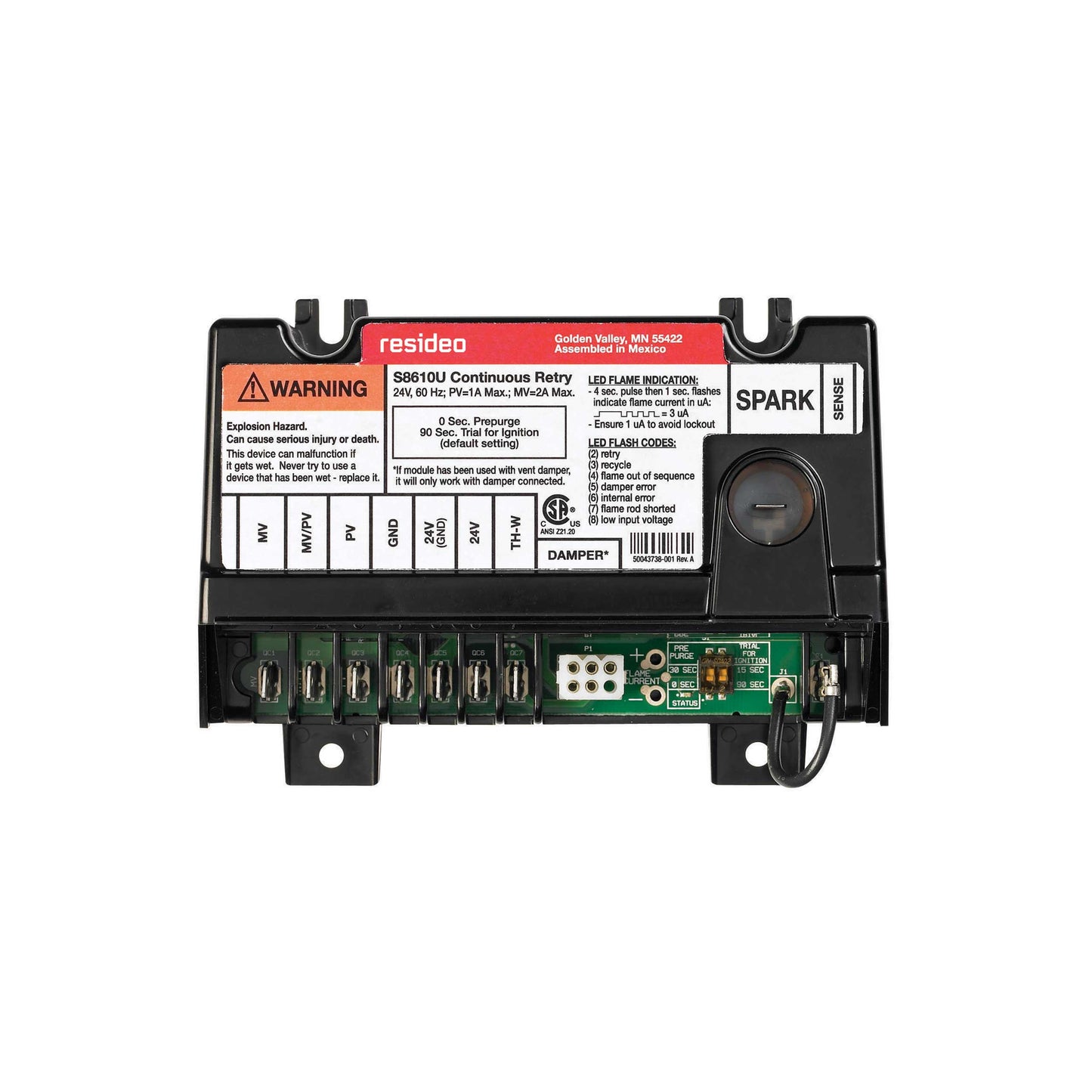 Resideo - Honeywell Home S8610U3009 Ignition Control Module