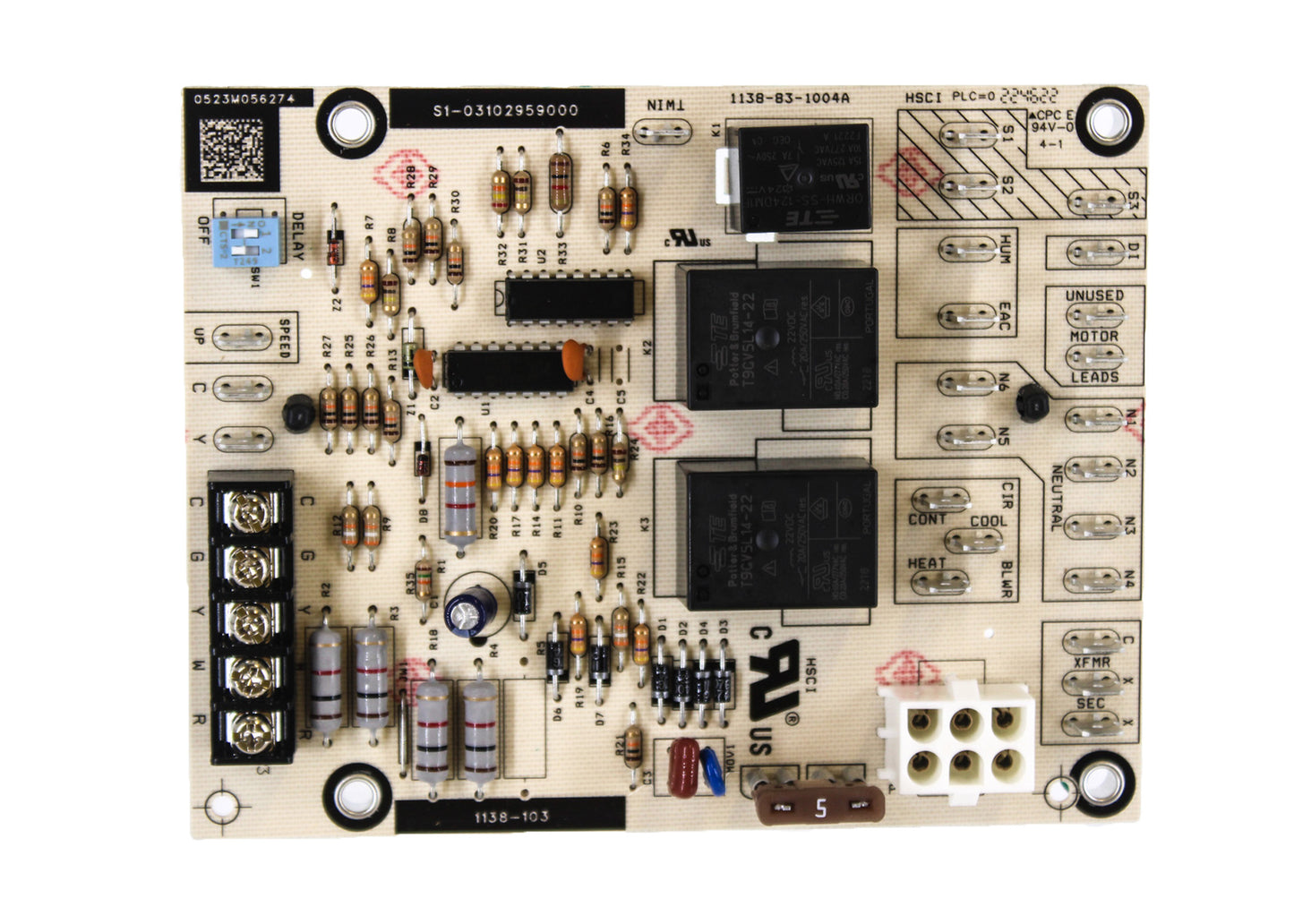 York Parts S1-03102959000 Furnace Blower Control Board