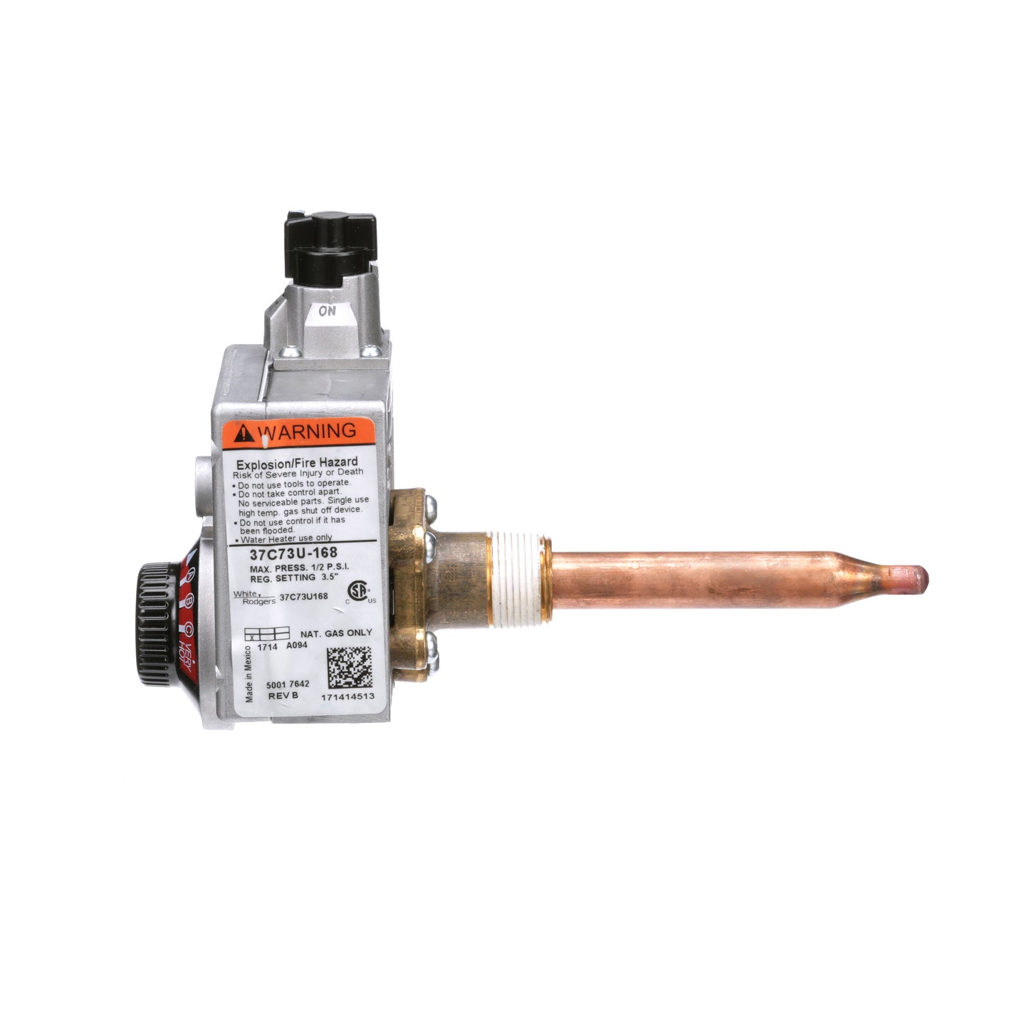 White-Rodgers 37C73U-168 Gas Water Heater Control