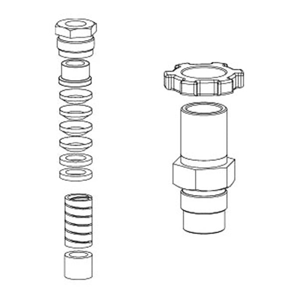 Schneider Electric YBA-652-2 Globe Valve Packing Cartridge Kit