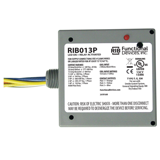RIB Relays RIB013P Enclosed Power Control Relay