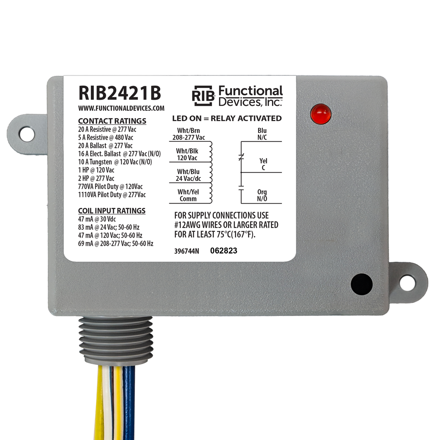 RIB Relays RIB2421B Enclosed Power Control Relay