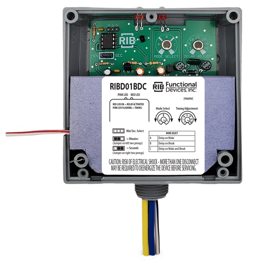RIB Relays RIBD01BDC Enclosed Time Delay Relay