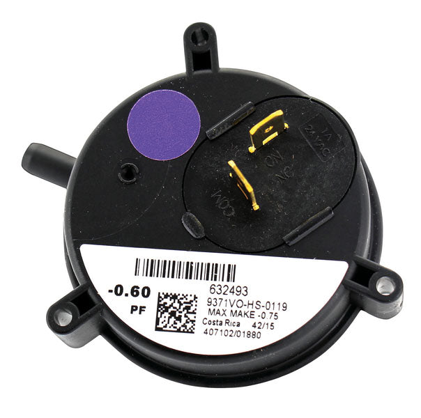 Nordyne 632493R Furnace Pressure Switch