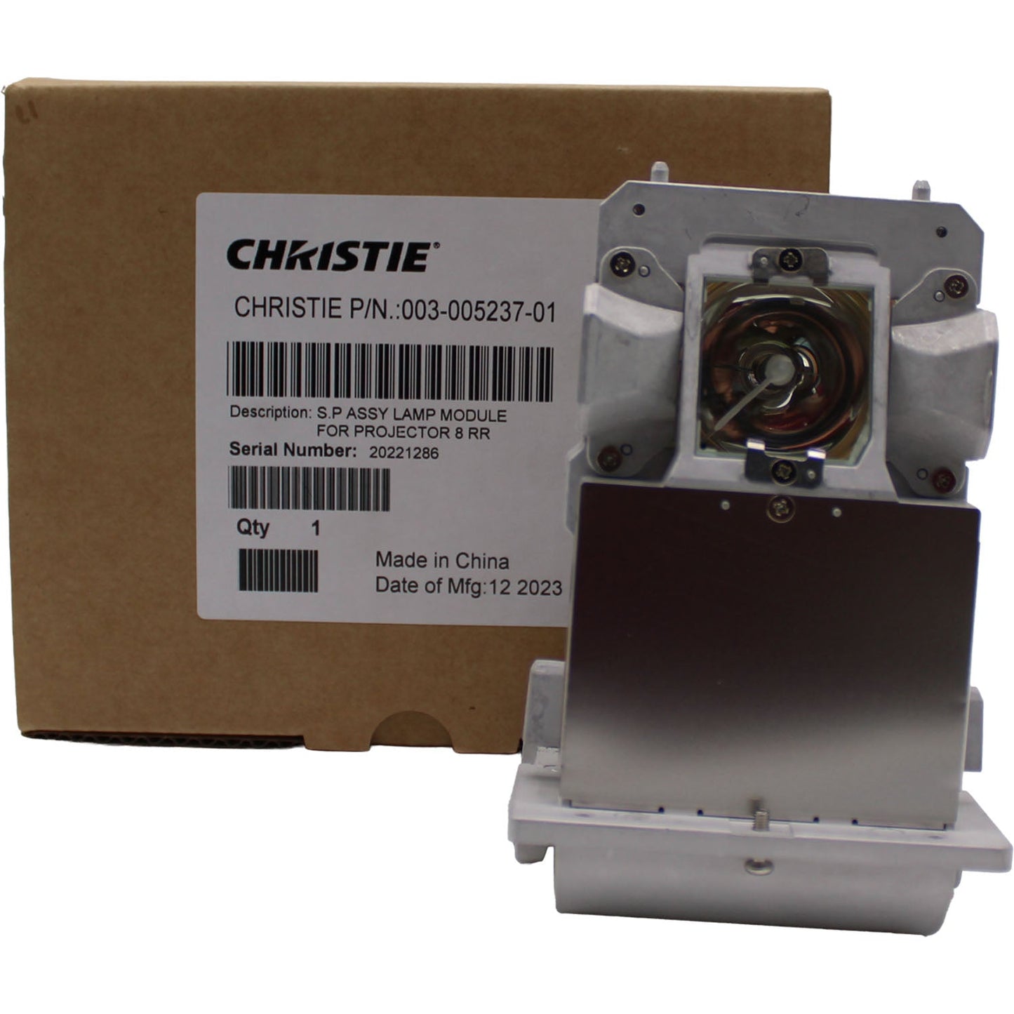 Christie Digital 003-005237-01 Genuine OEM Replacement Projector Lamp & Housing