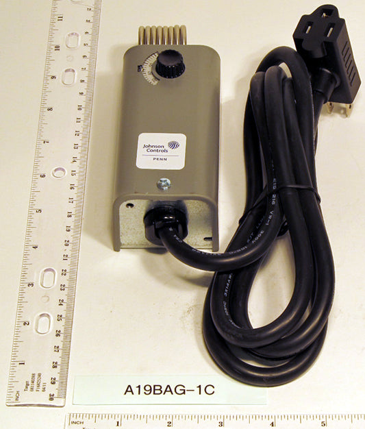 Johnson Controls A19BAG-1C Portable Heater Thermostat