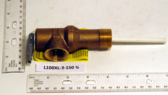 Watts L100XL-3-150 Temperature and Pressure Relief Valve