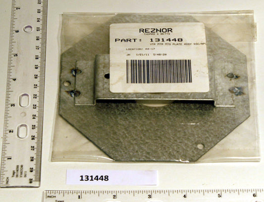 Reznor 131448 Duct Furnace Venter Motor Mounting Plate
