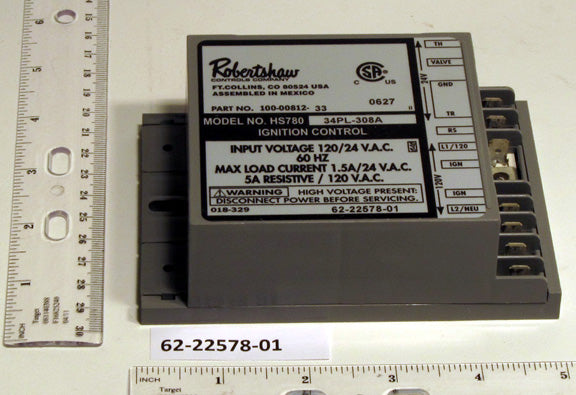 Rheem Furnace Parts 62-22578-01 Ignition Control Module