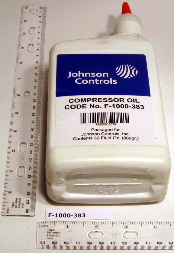 Johnson Controls F-1000-383 Air Compressor Oil
