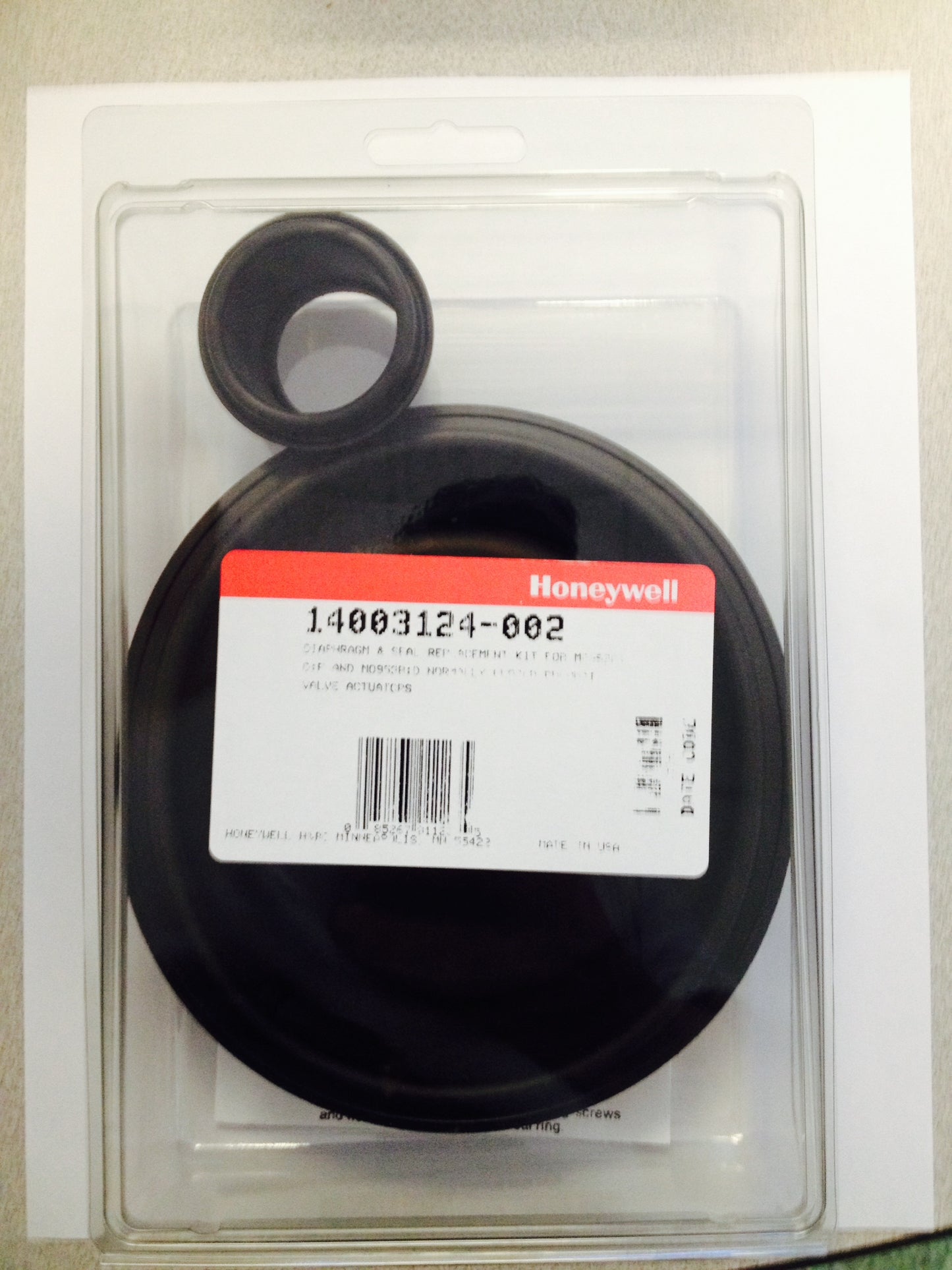 Honeywell Commercial 14003124-002 Pneumatic Valve Actuator Diaphragm Repair Kit
