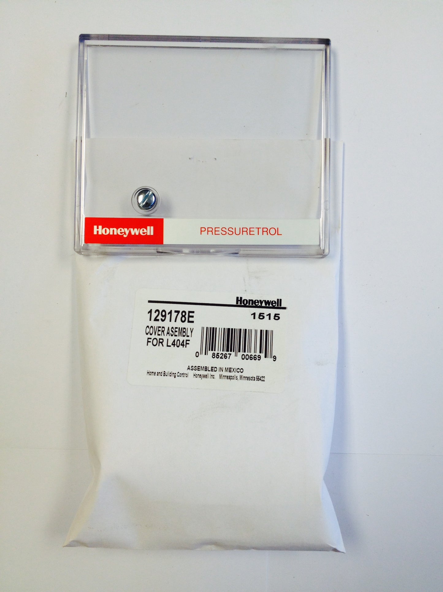 Honeywell Thermal Solutions FSG 129178E/U Pressure and Limit Controller Cover Assembly