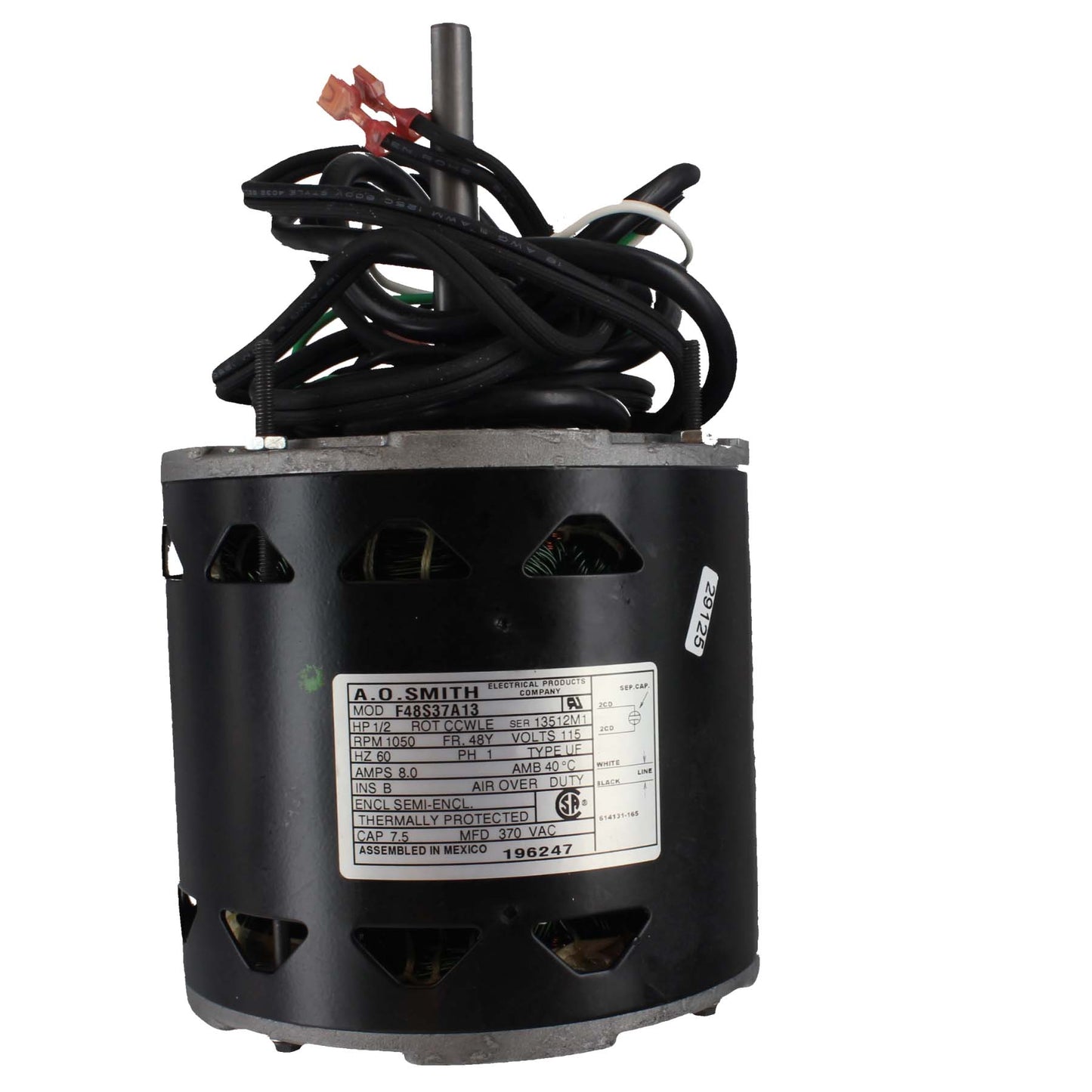 Reznor 196247 Unit Heater Fan Motor