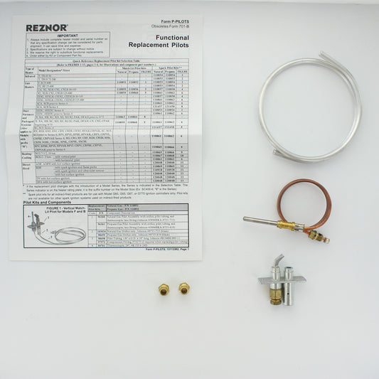 Reznor 110856 Unit Heater Match Lit Pilot Kit