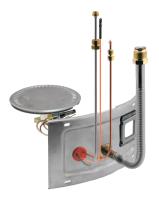 Rheem Water Heater Parts AM40277-1 Water Heater Burner Assembly