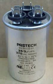 Rheem Furnace Parts 43-25133-01 Condensing Unit Dual Capacitor