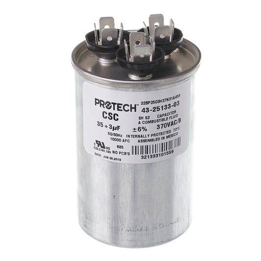 Rheem Furnace Parts 43-25133-03 Condensing Unit Dual Capacitor