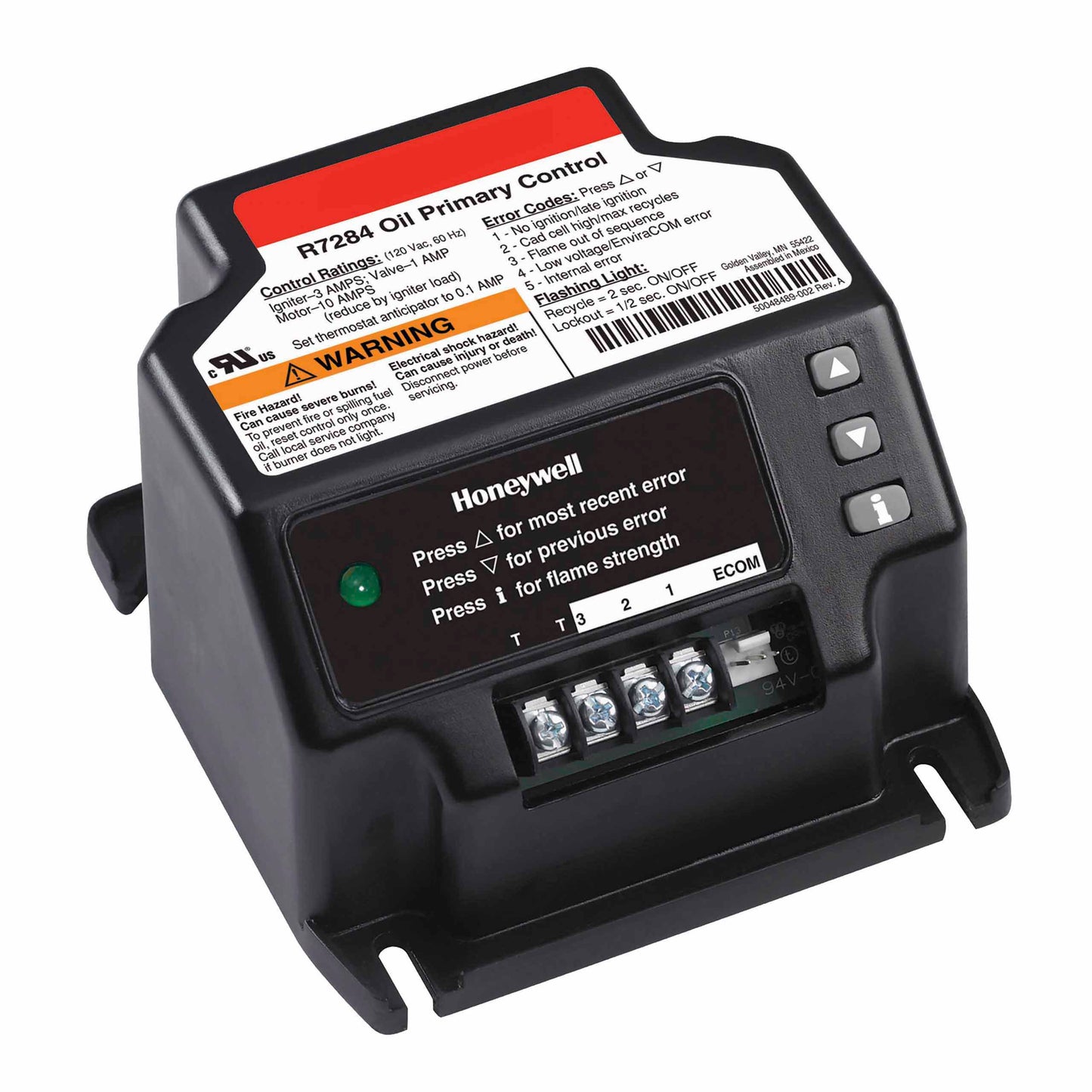 Resideo - Honeywell Home R7284B1024 Ignition Oil Primary Control