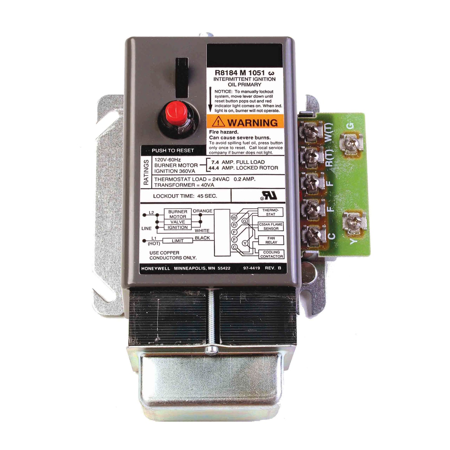 Resideo - Honeywell Home R8184M1051 Oil Burner Control