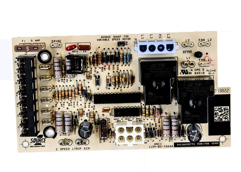 York Parts S1-03101264002 Air Conditioner Fan/Electric Heat Control Board