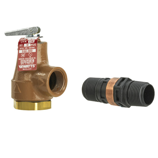 Watts 374A-3/4 Boiler Pressure Relief Valve
