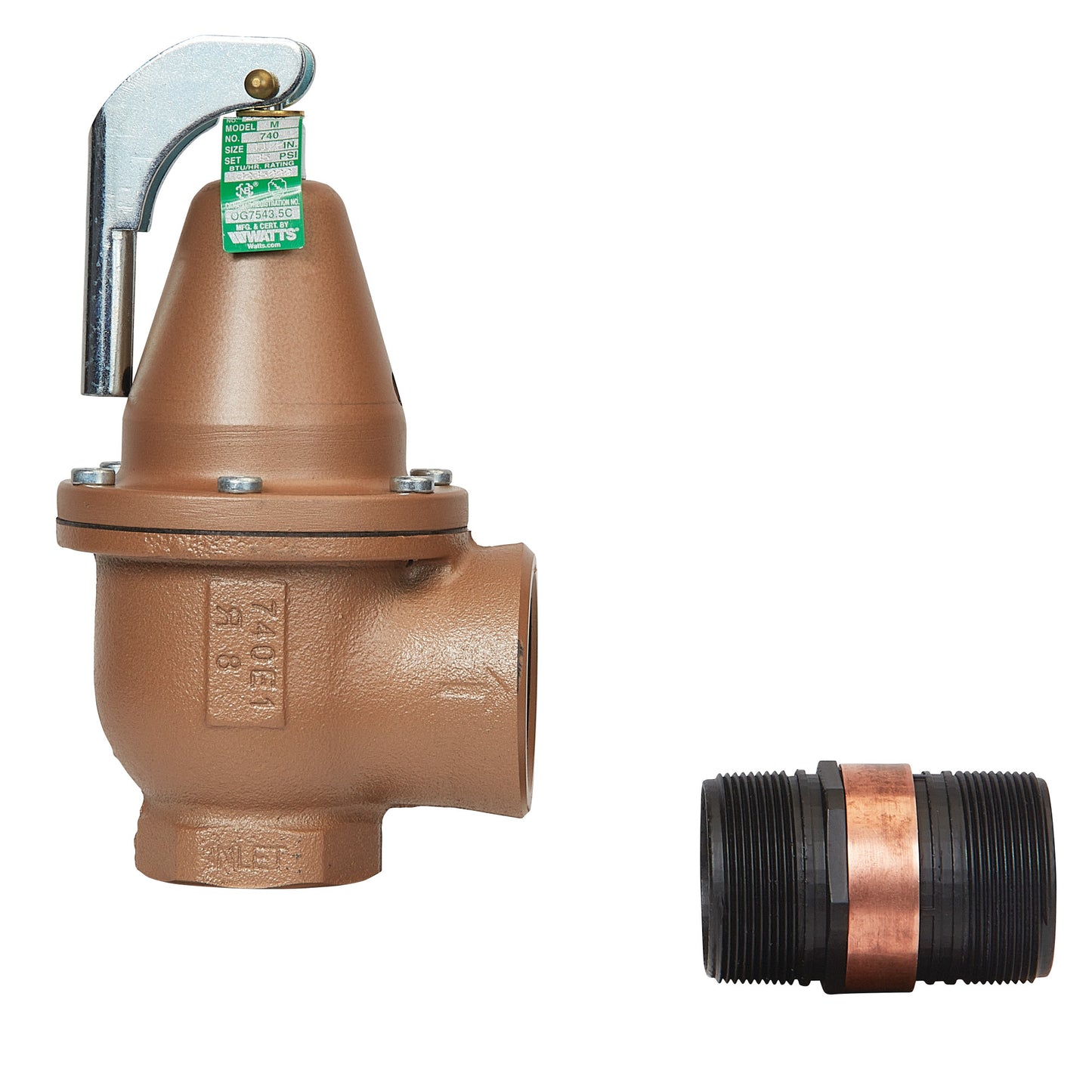 Watts 740 Boiler Pressure Relief Valve