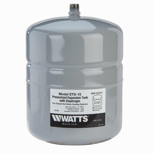 Watts ETX15 Pressurized Expansion Tank