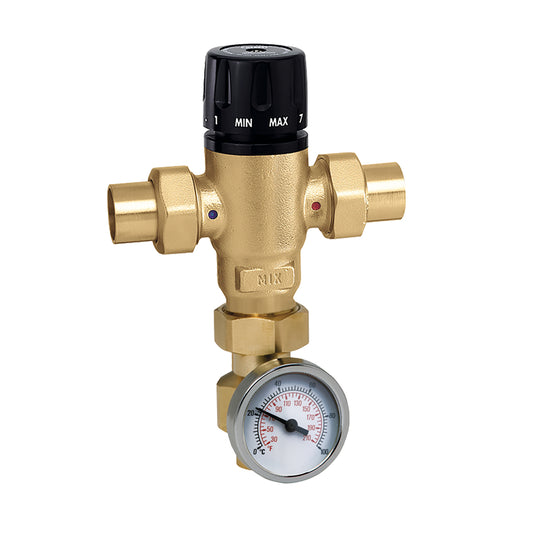 Caleffi 521519A Thermostatic and Pressure Balanced Mixing Valve