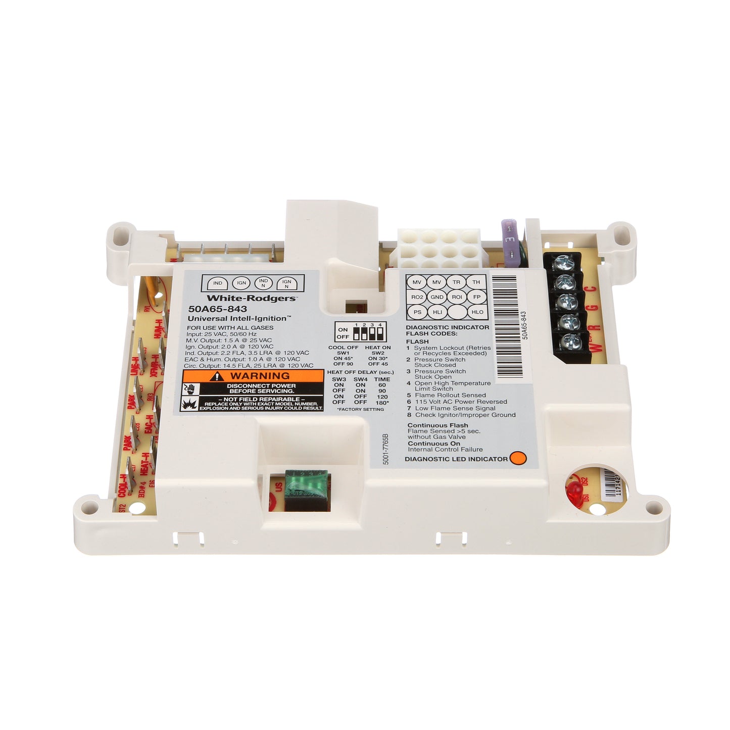 White-Rodgers 50A65-843 Furnace Ignition Control