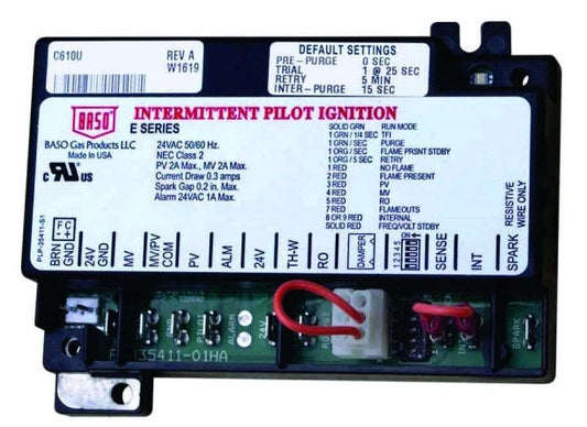 Baso Gas Products C610U-1C Intermittent Pilot Gas Ignition Control