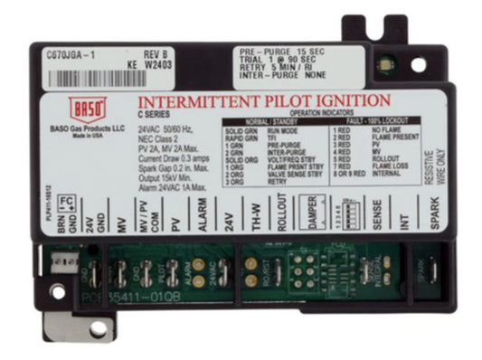 Baso Gas Products C670JGA-1C Ignition Control Module