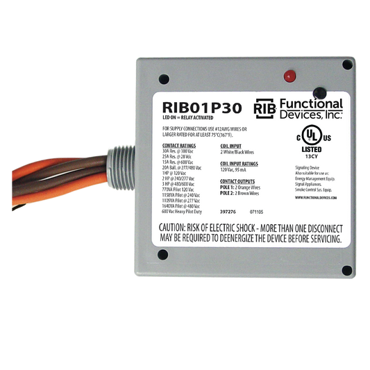 RIB Relays RIB01P30 Enclosed Power Control Relay