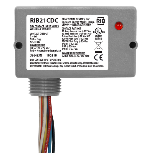 RIB Relays RIB21CDC Enclosed Relay