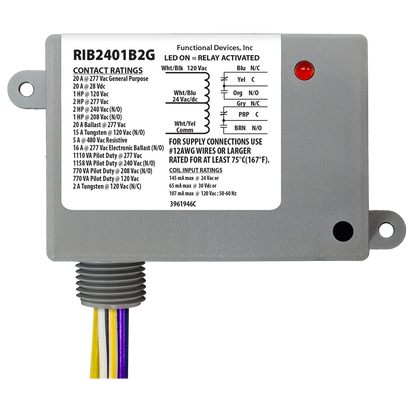 RIB RIB2401B2G Enclosed Relay