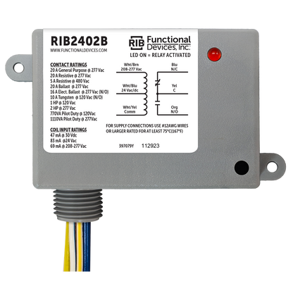 RIB RIB2402B Enclosed Relay