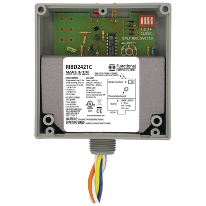 RIB Relays RIBD2421C Enclosed Pilot Control Time Delay Relay