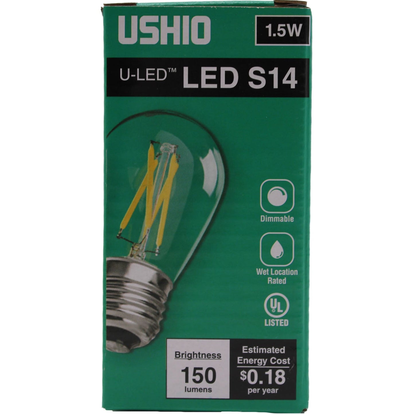 16-Pack Outdoor S14 LED Replacement Bulbs - 2700K Warm White, Shatter Resistant, Waterproof, E26 Base, Energy-Efficient for Marquees, Signs, Accent & Decorative String Lights