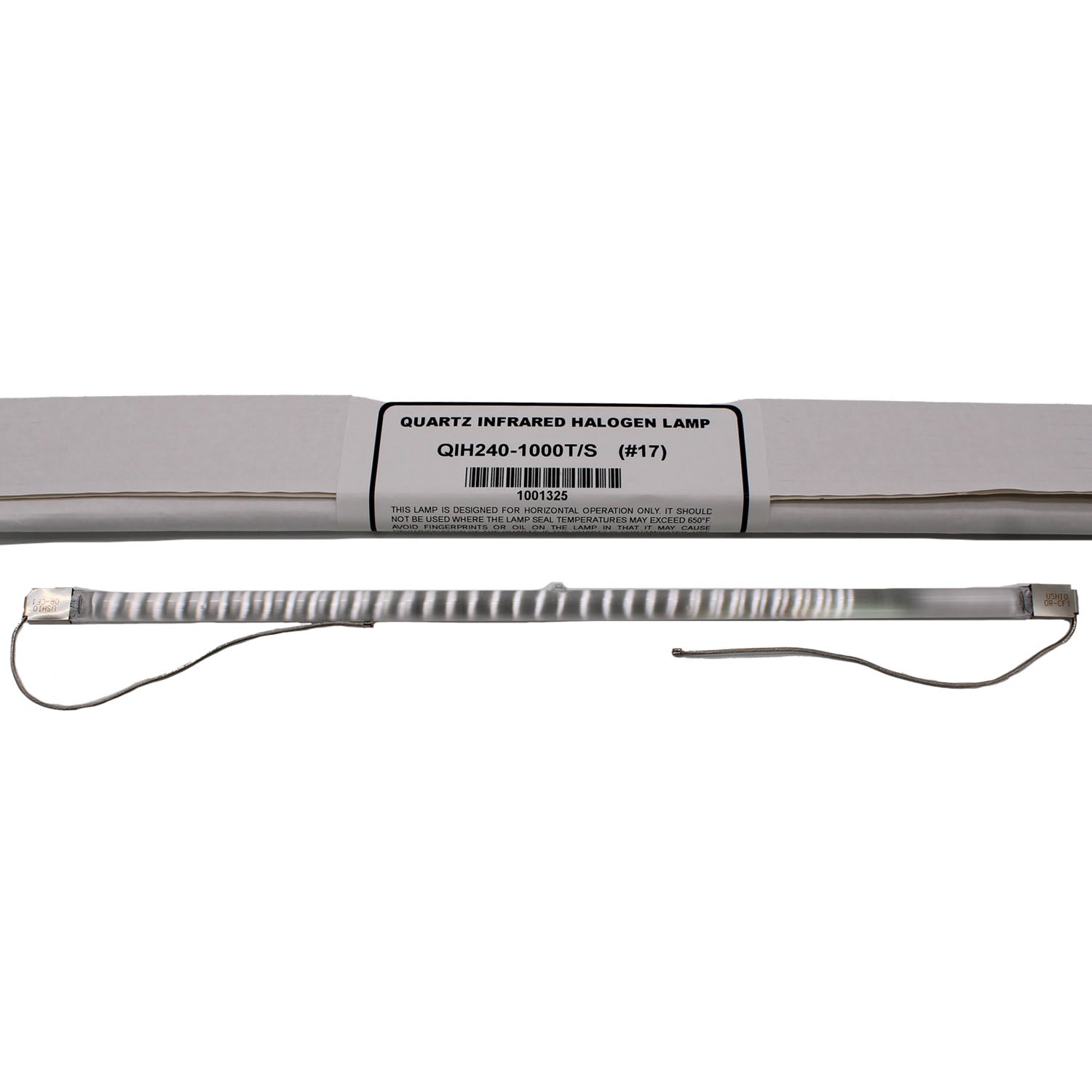 Ushio 1000 Quartz Infrared Heater QIH240-1000T/S Halogen Lamp