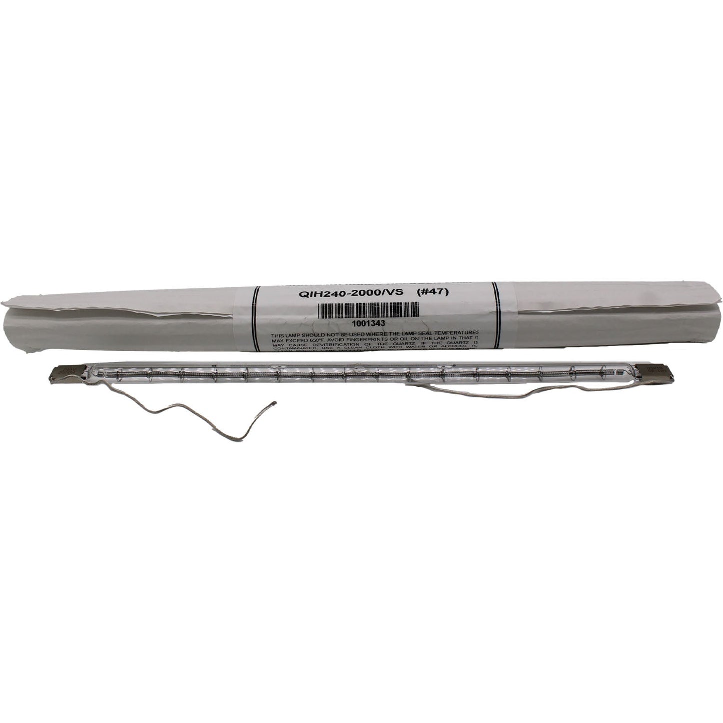 Ushio 2000 Quartz Infrared Heater QIH240-2000/VS Halogen Lamp