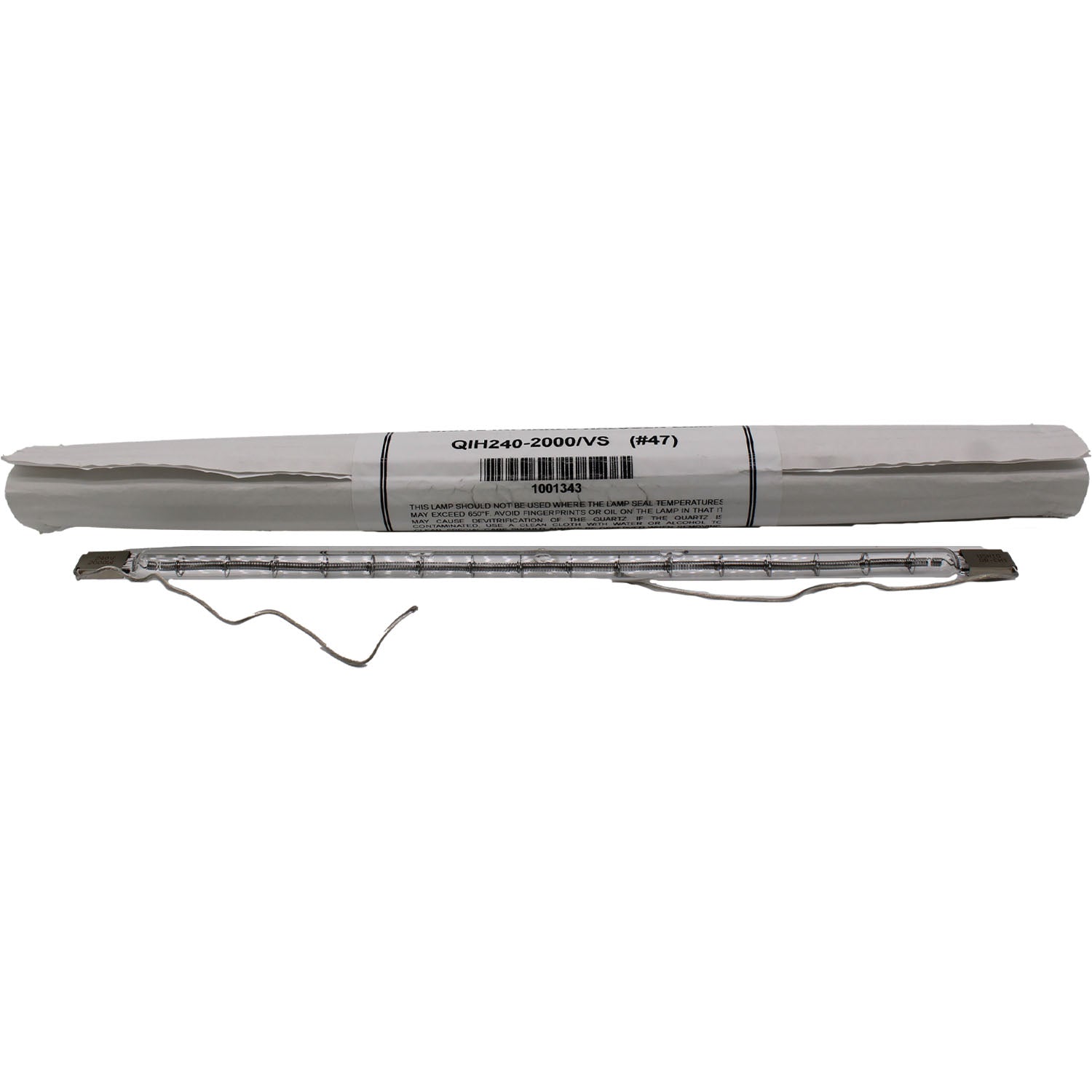 Ushio 2000 Quartz Infrared Heater QIH240-2000/VS Halogen Lamp