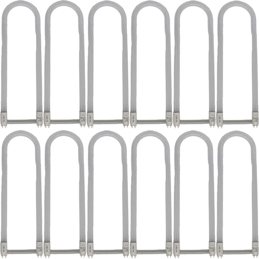 Ushio 3000733 Ubiquity LED T8 Universal U Bend 24in 13W 5000K G13 Type A B U6 - 12 Pack